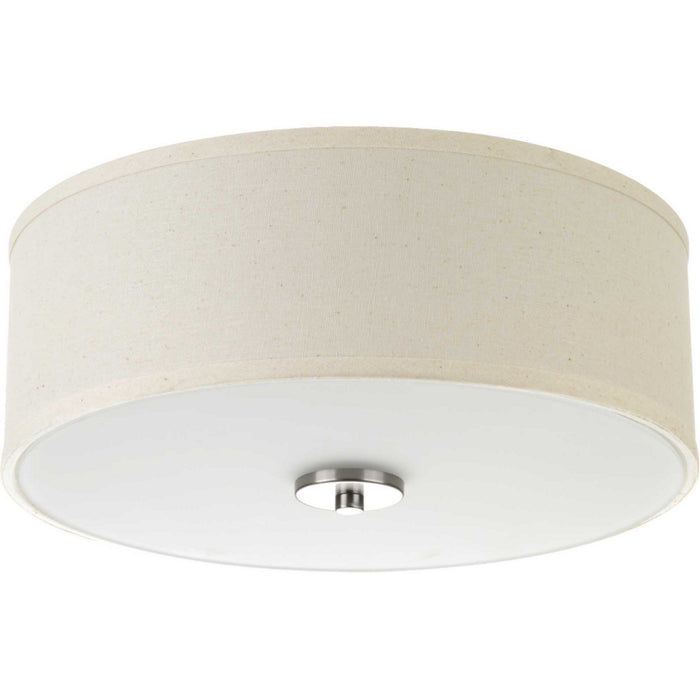 Progress Lighting P3696-0930K9 LED Flush Mount, Brushed Nickel