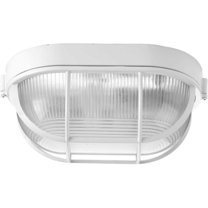 Progress Lighting P3706-30 One Light Flush Mount, White