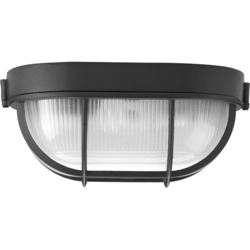 Progress Lighting P3706-31 One Light Flush Mount, Black