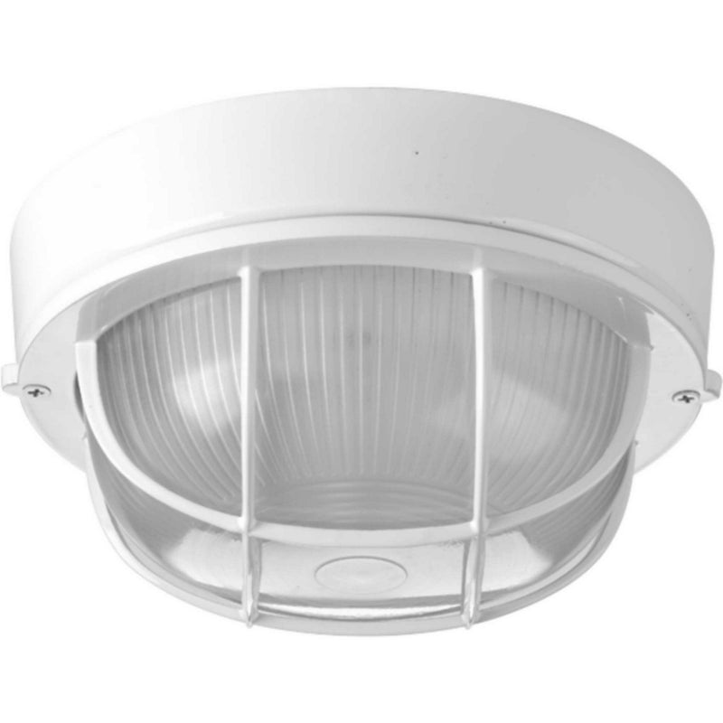 Progress Lighting P3709-30 One Light Flush Mount, White