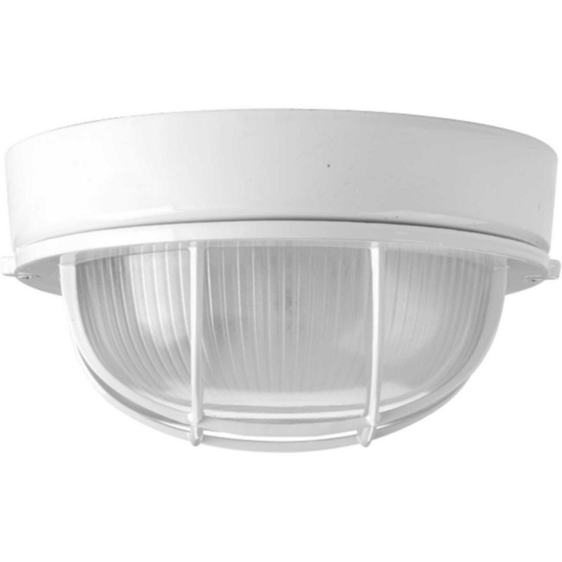 Progress Lighting P3709-30 One Light Flush Mount, White