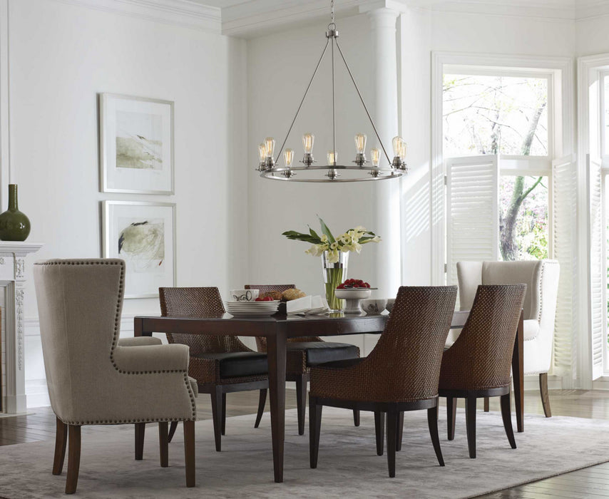 Progress Lighting P400016-009 Nine Light Chandelier, Brushed Nickel