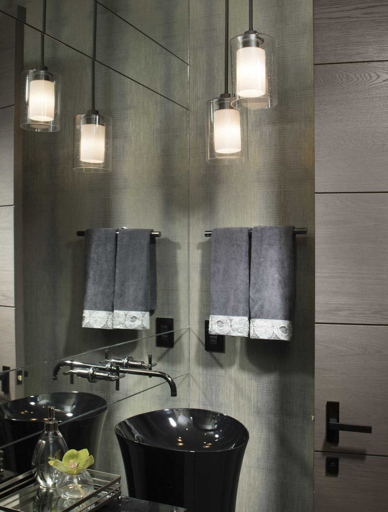Progress Lighting P500018-015 One Light Pendant, Polished Chrome