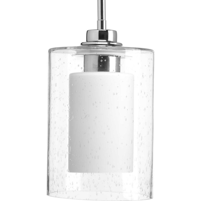 Progress Lighting P500018-015 One Light Pendant, Polished Chrome
