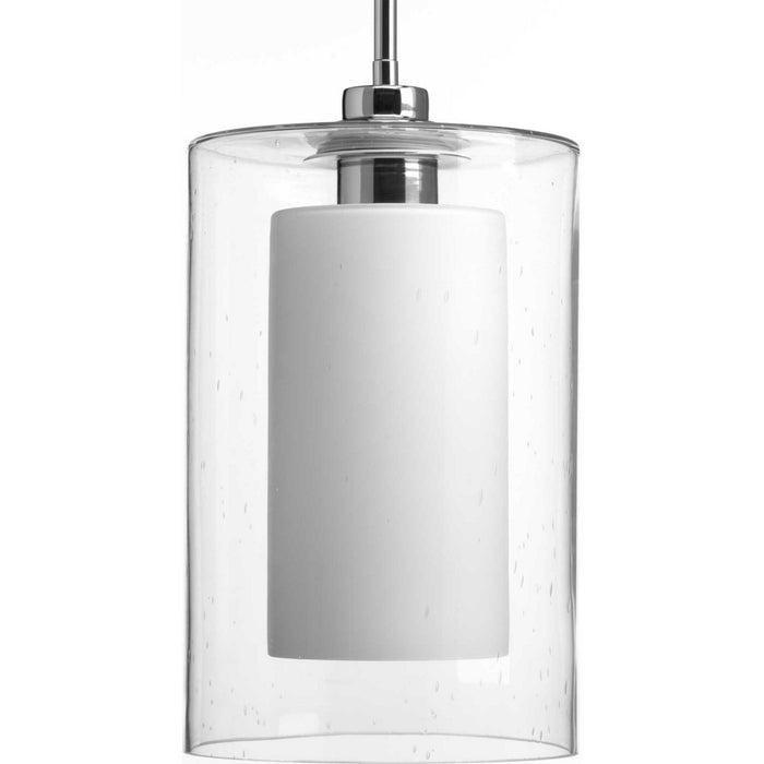 Progress Lighting P500019-015 One Light Pendant, Polished Chrome