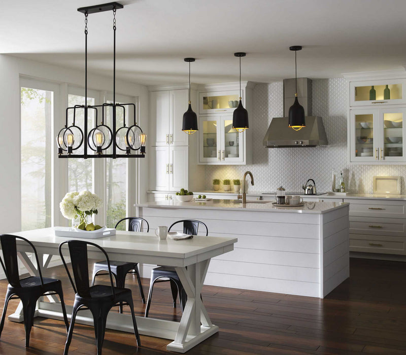 Progress Lighting P500032-031 One Light Mini Pendant, Black