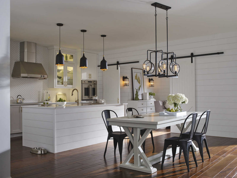 Progress Lighting P500032-031 One Light Mini Pendant, Black