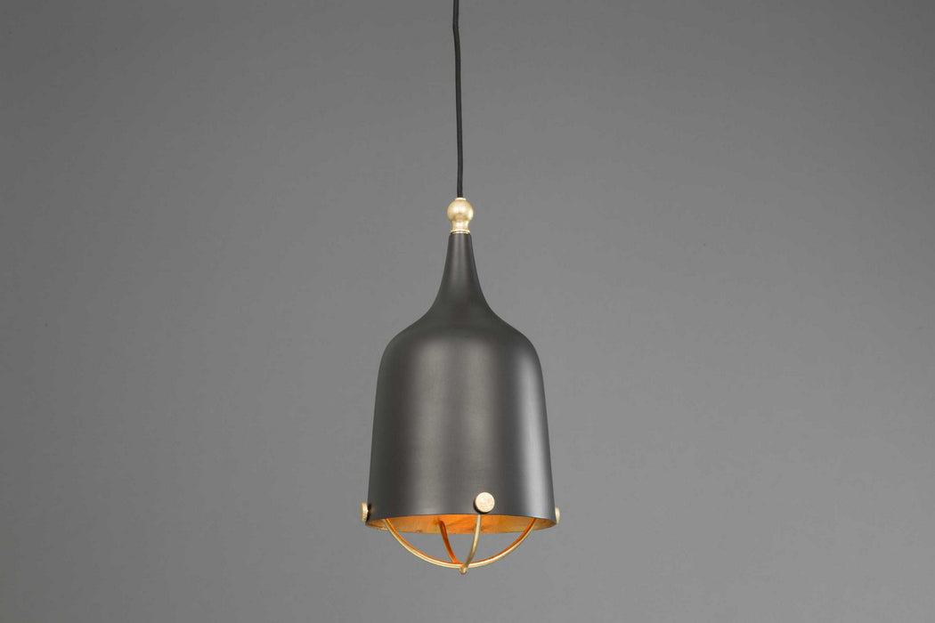 Progress Lighting P500033-031 One Light Pendant, Black