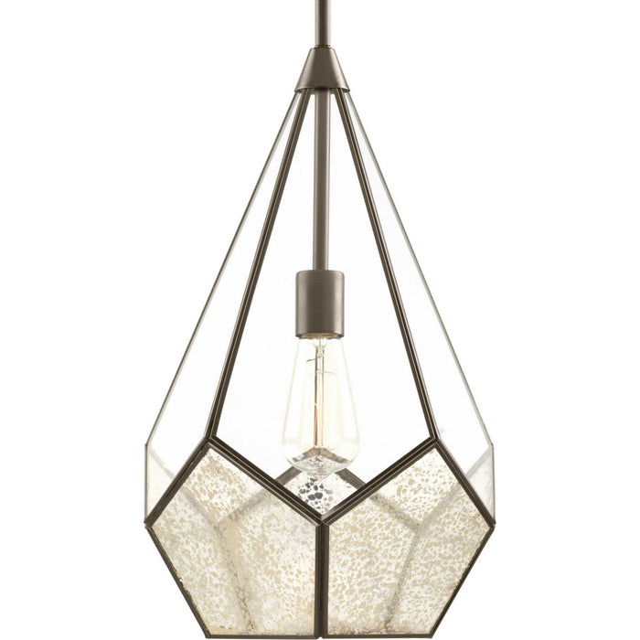 Progress Lighting P5319-20 One Light Pendant, Antique Bronze