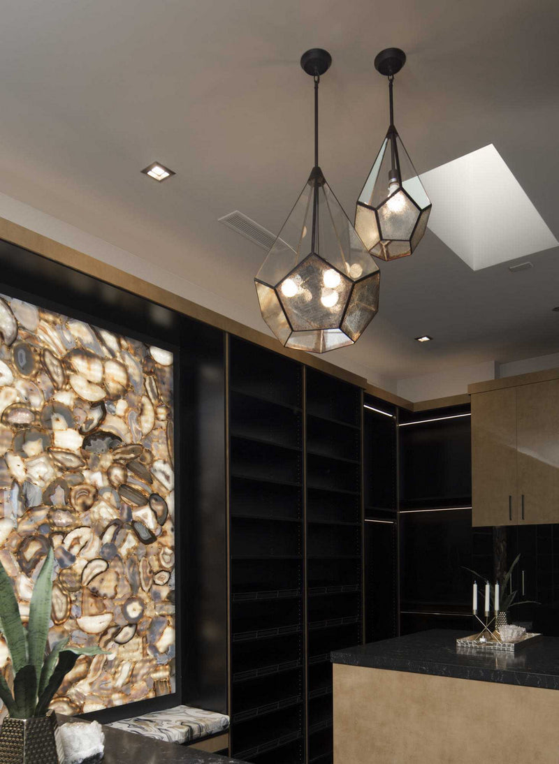 Progress Lighting P5322-20 Three Light Pendant, Antique Bronze