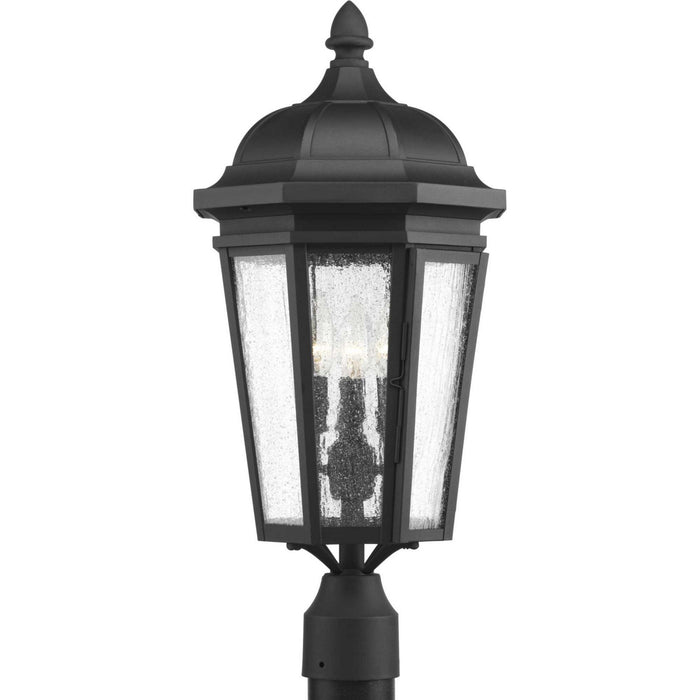 Progress Lighting P540002-031 Three Light Post Lantern, Black