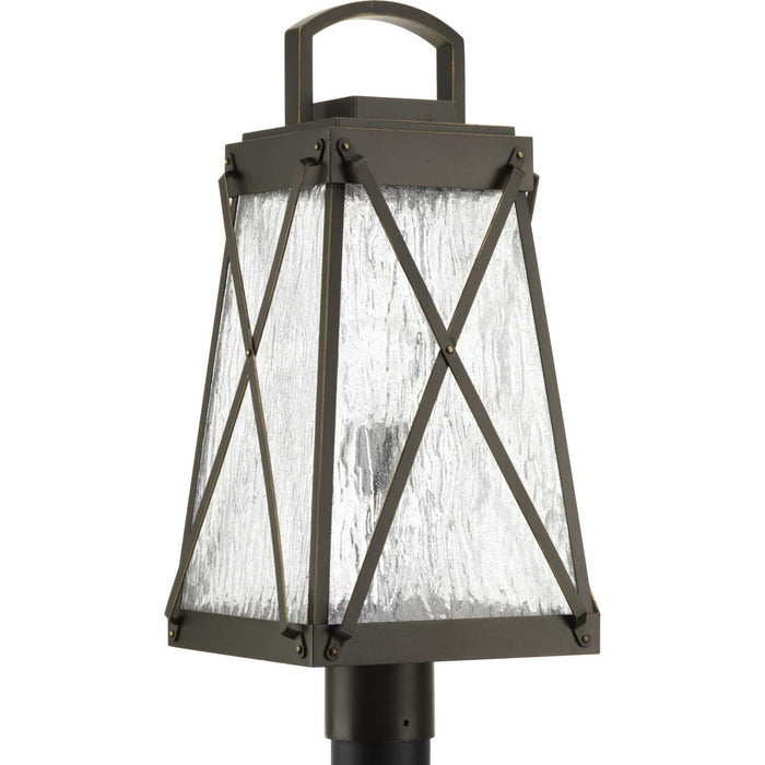 Progress Lighting P540009-020 One Light Post Lantern, Antique Bronze