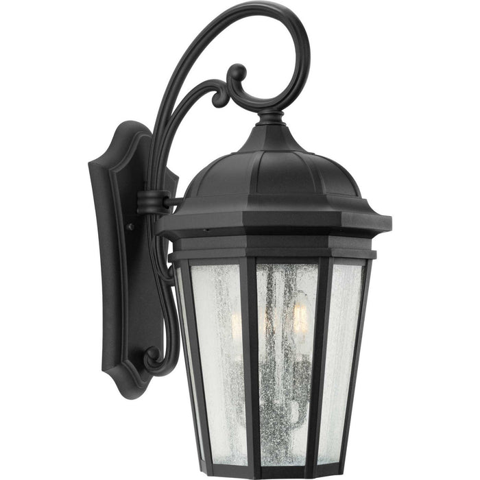 Progress Lighting P560016-031 Three Light Large Wall Lantern, Black