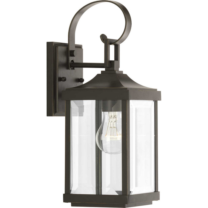 Progress Lighting P560021-020 One Light Wall Lantern, Antique Bronze