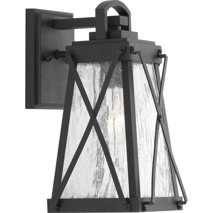 Progress Lighting P560031-031 One Light Wall Lantern, Black