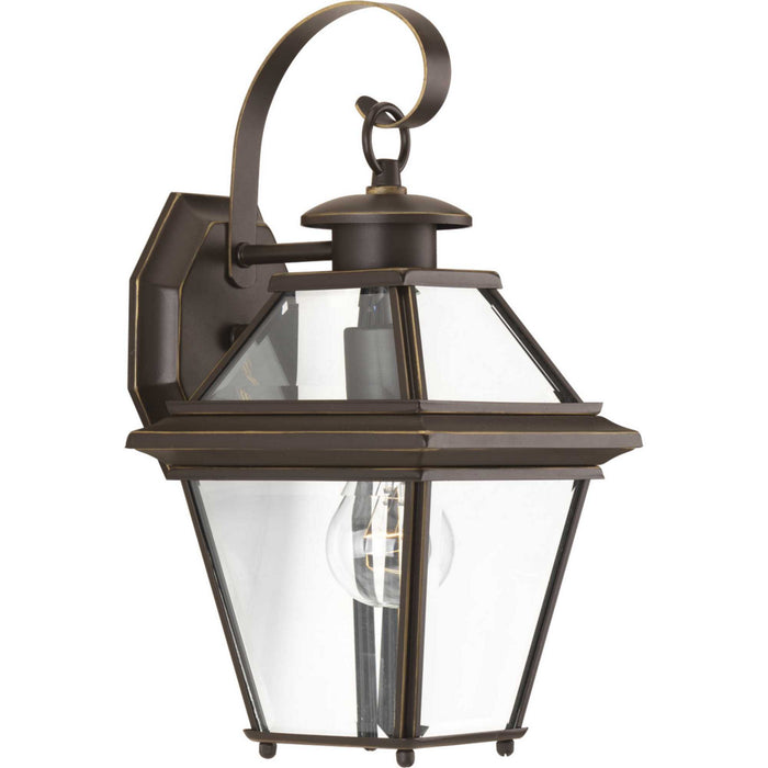Progress Lighting P6615-20 One Light Wall Lantern, Antique Bronze