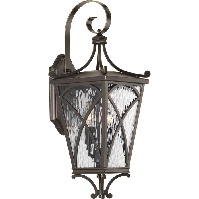 Progress Lighting P6638-108 Two Light Wall Lantern, Oil Rubbed Bronze