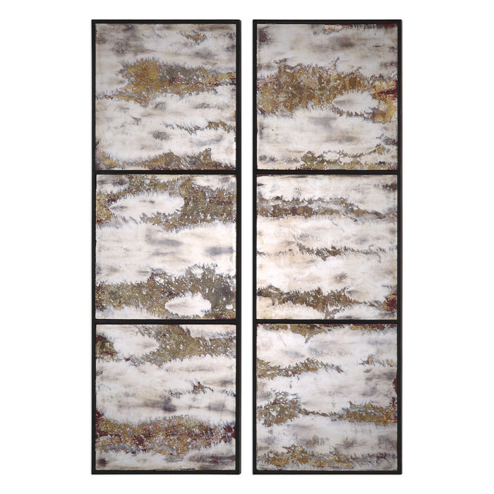 Uttermost 04099 Mirror, Set Of 2, Antique Mirror