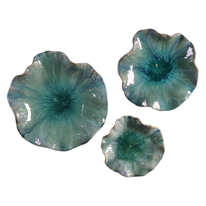 Uttermost 04100 Wall Art, Glazed In Fresh Caribbean Tones