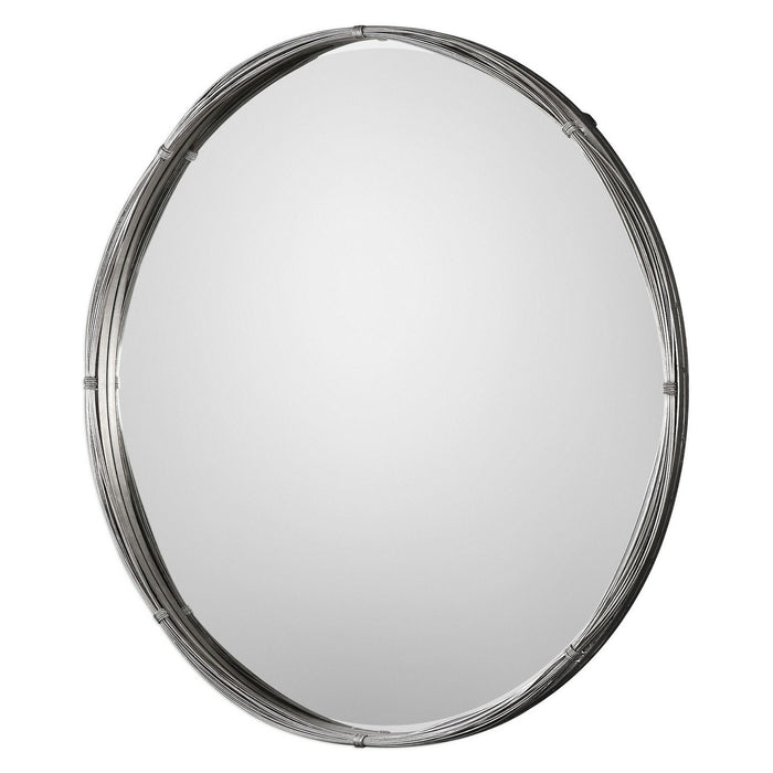 Uttermost 09225 Mirror, Antiqued Metallic Silver Leaf
