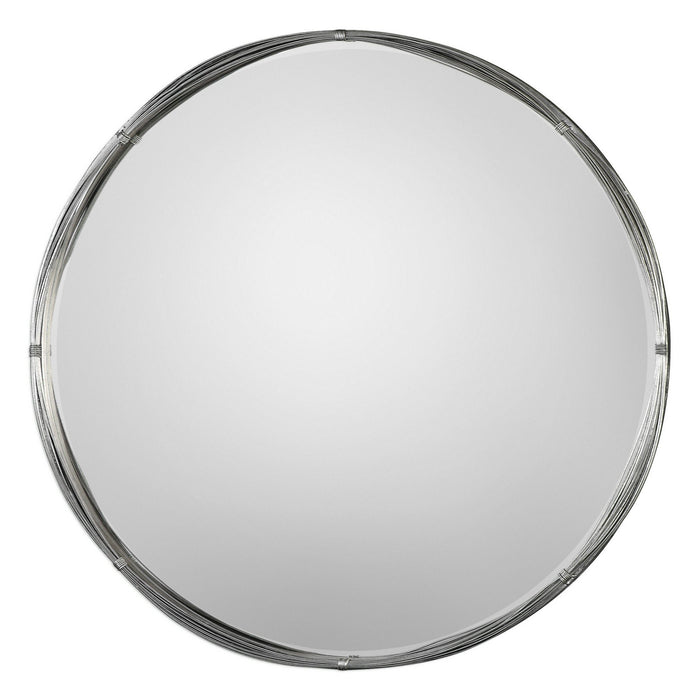 Uttermost 09225 Mirror, Antiqued Metallic Silver Leaf