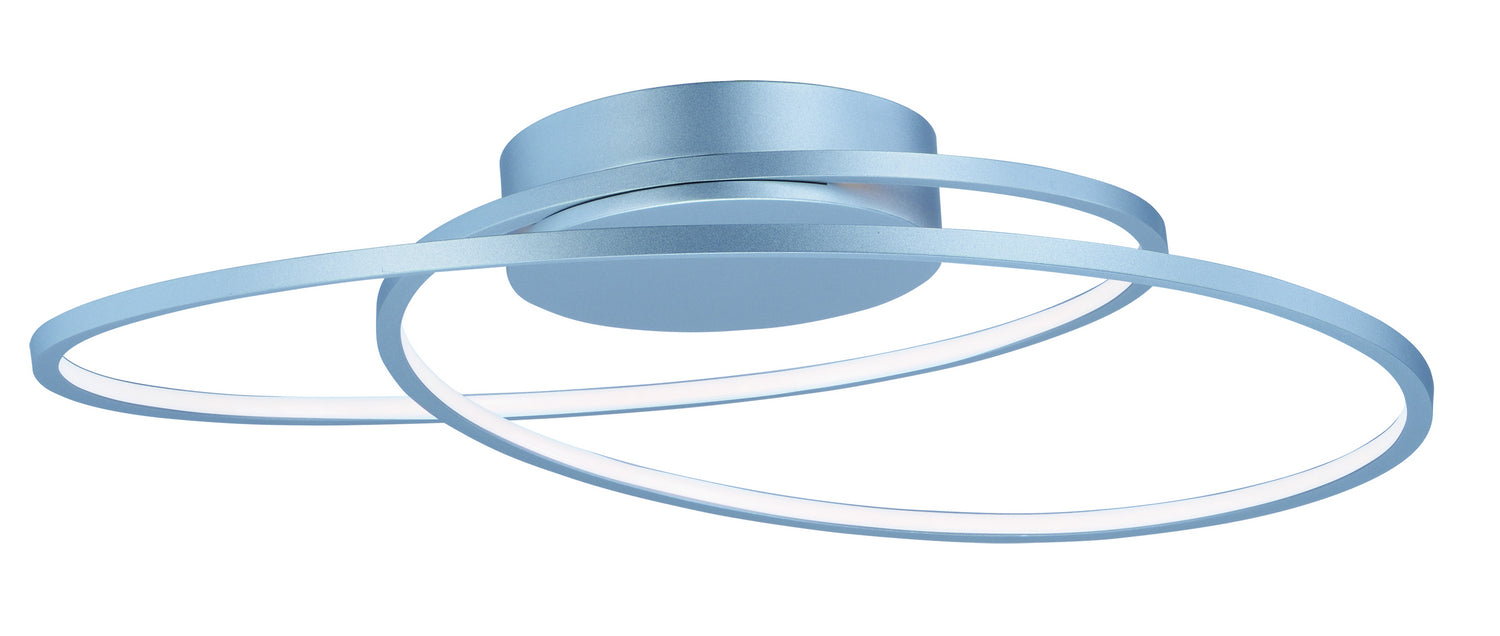 ET2 E21322-MS LED Flush Mount, Matte Silver