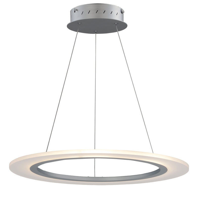 ET2 E22653-11MS LED Pendant, Matte Silver