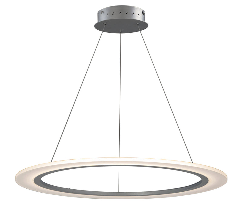 ET2 E22654-11MS LED Pendant, Matte Silver