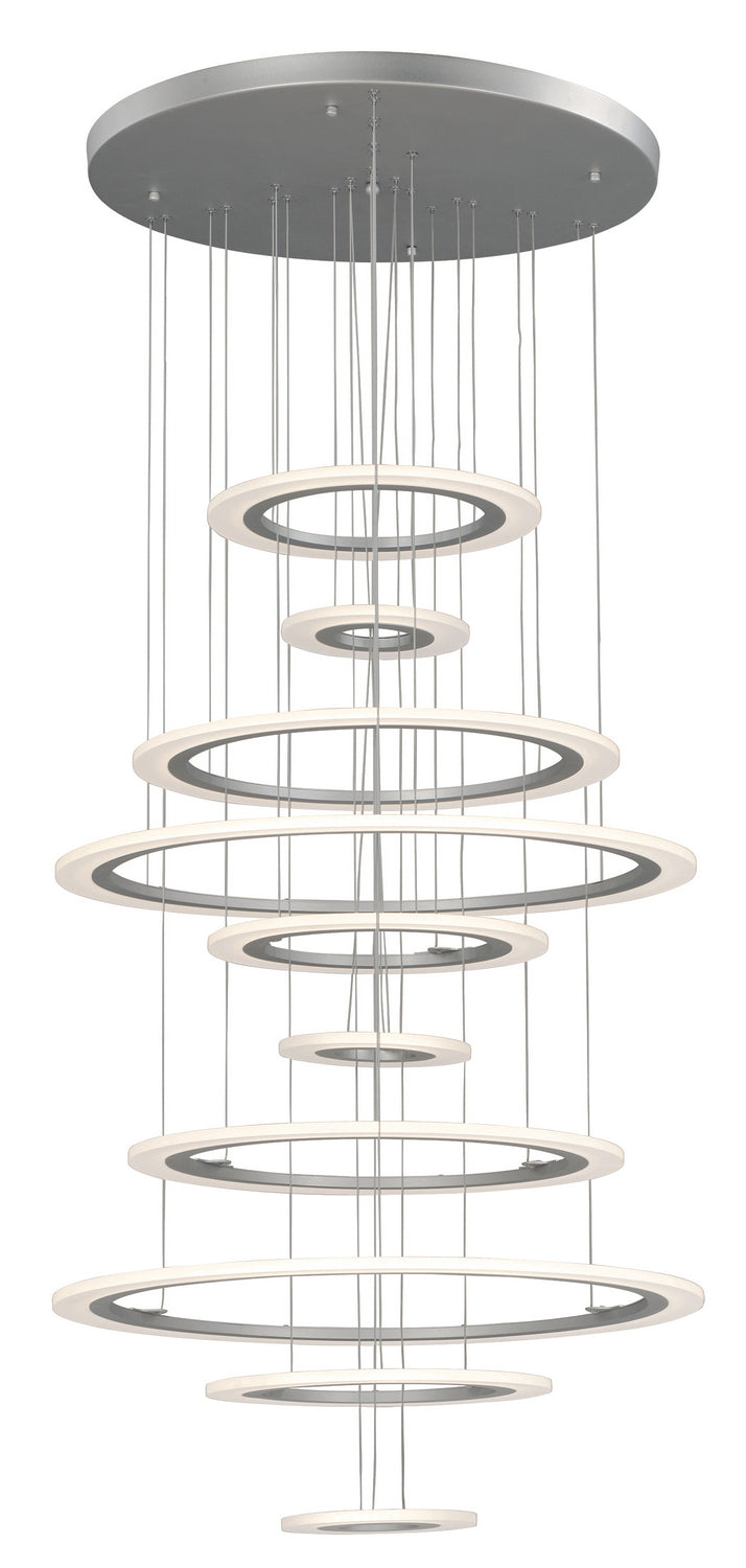 ET2 E22665-11MS LED Pendant, Matte Silver