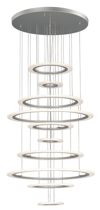 ET2 E22665-11MS LED Pendant, Matte Silver