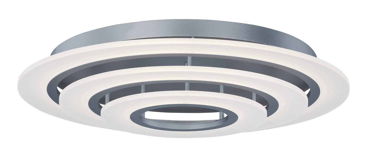 ET2 E22667-11MS LED Flush Mount, Matte Silver