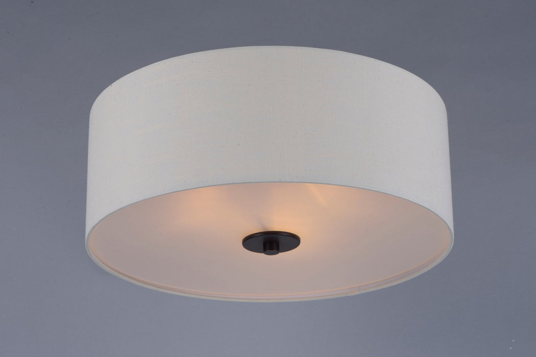 Maxim 10010OMOI Three Light Flush Mount, Oil Rubbed Bronze