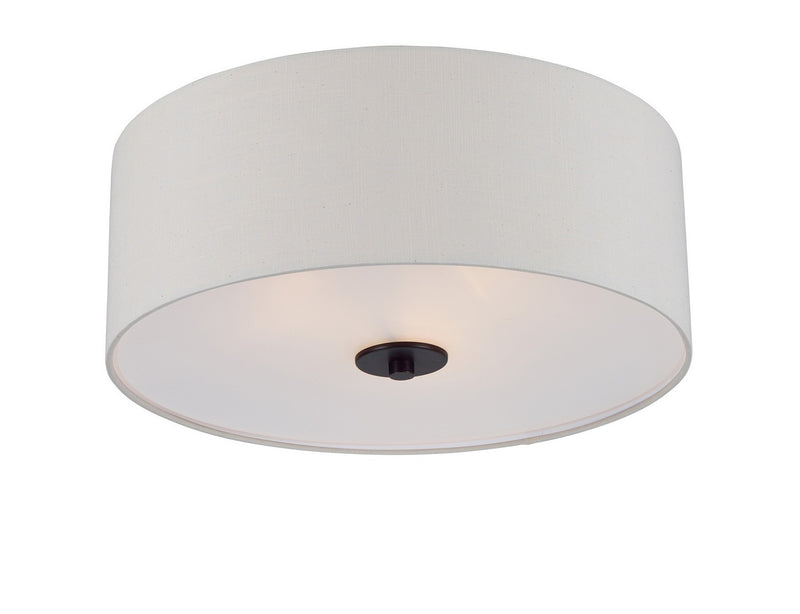 Maxim 10010OMOI Three Light Flush Mount, Oil Rubbed Bronze