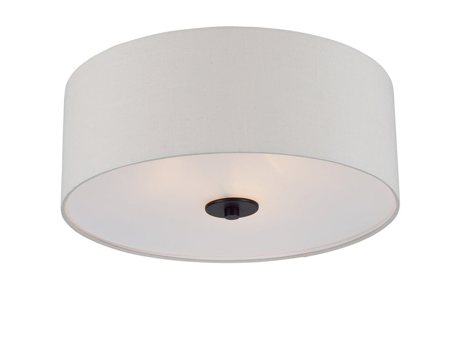 Maxim 10010OMOI Three Light Flush Mount, Oil Rubbed Bronze