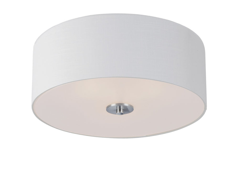 Maxim 10010WLSN Three Light Flush Mount, Satin Nickel