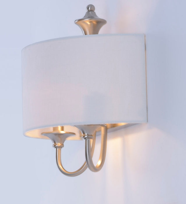 Maxim 10012WLSN One Light Wall Sconce, Satin Nickel