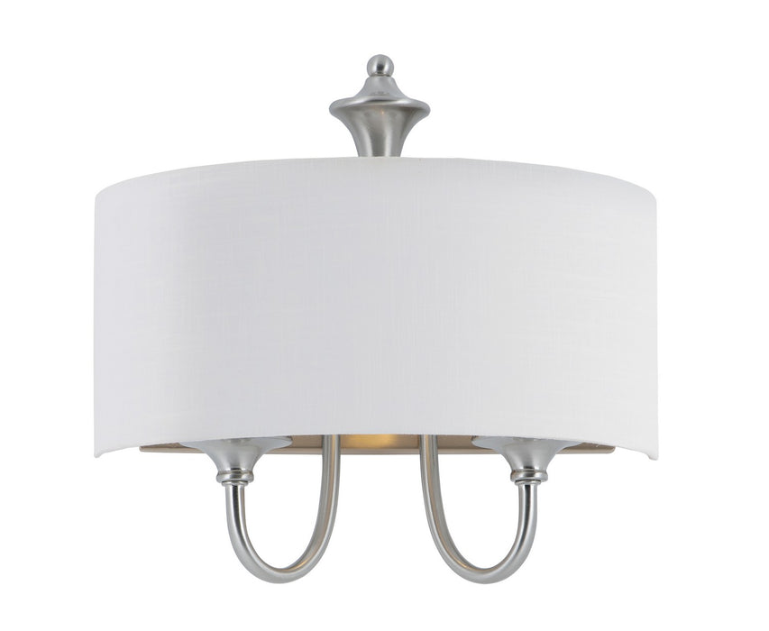 Maxim 10012WLSN One Light Wall Sconce, Satin Nickel