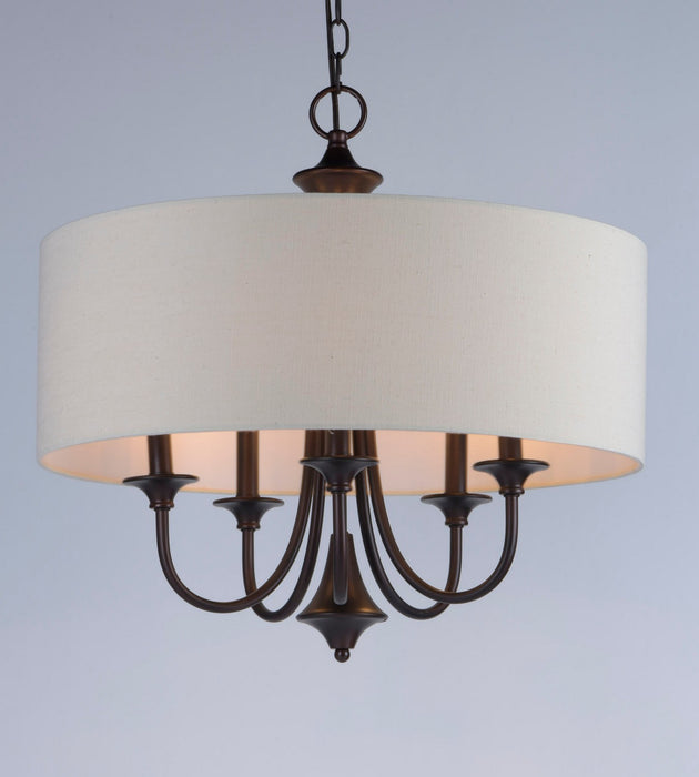 Maxim 10015OMOI Five Light Pendant, Oil Rubbed Bronze