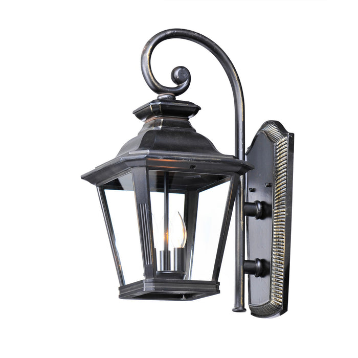 Maxim 1137CLBZ Three Light Outdoor Wall Lantern, Bronze