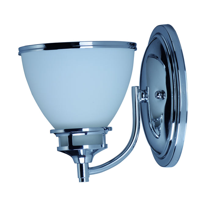 Maxim 21591SWPC One Light Wall Sconce, Polished Chrome
