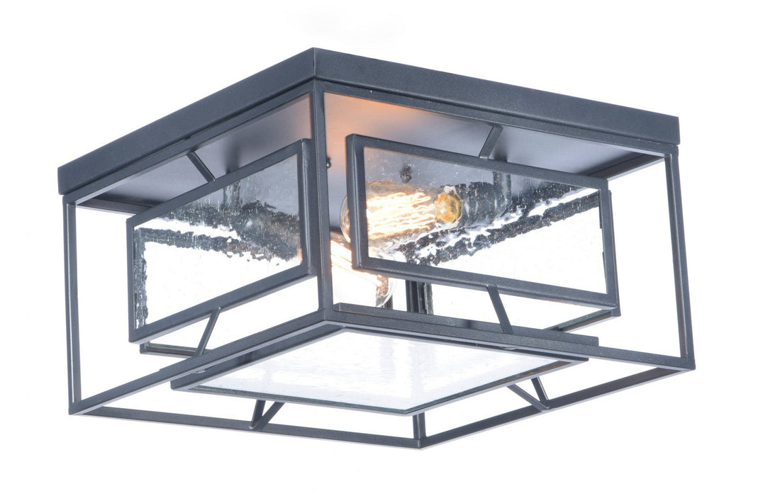 Maxim 21670CDBK Two Light Flush Mount, Black