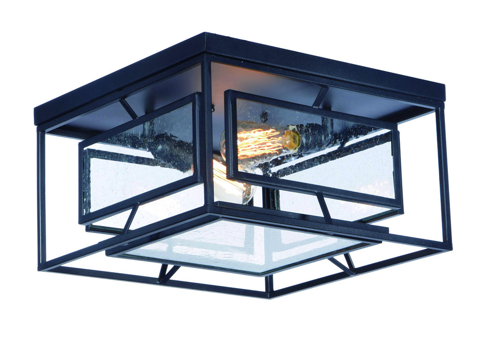 Maxim 21670CDBK Two Light Flush Mount, Black