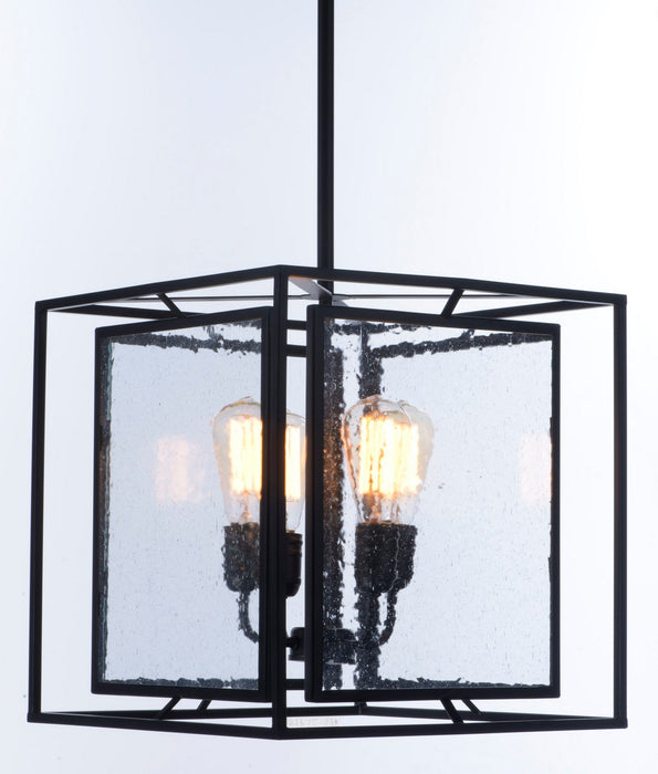 Maxim 21675CDBK Four Light Pendant, Black