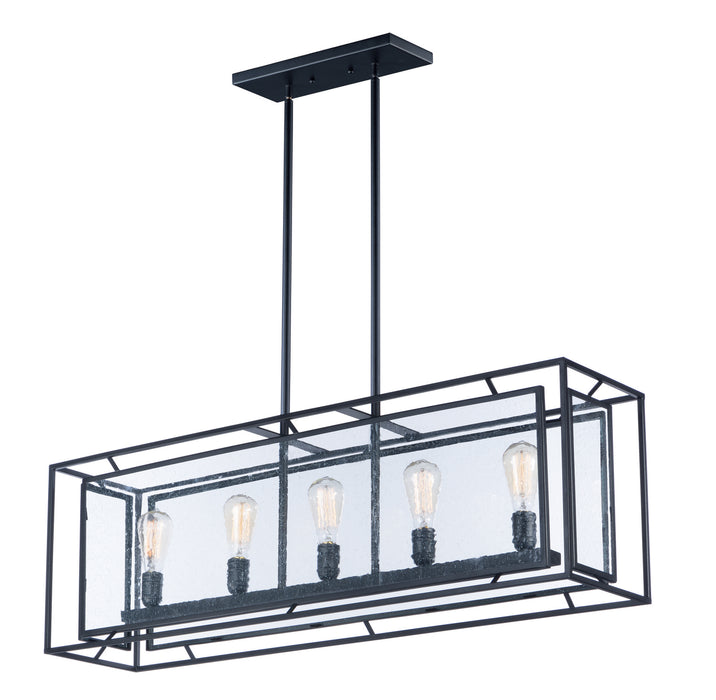 Maxim 21677CDBK Five Light Chandelier, Black