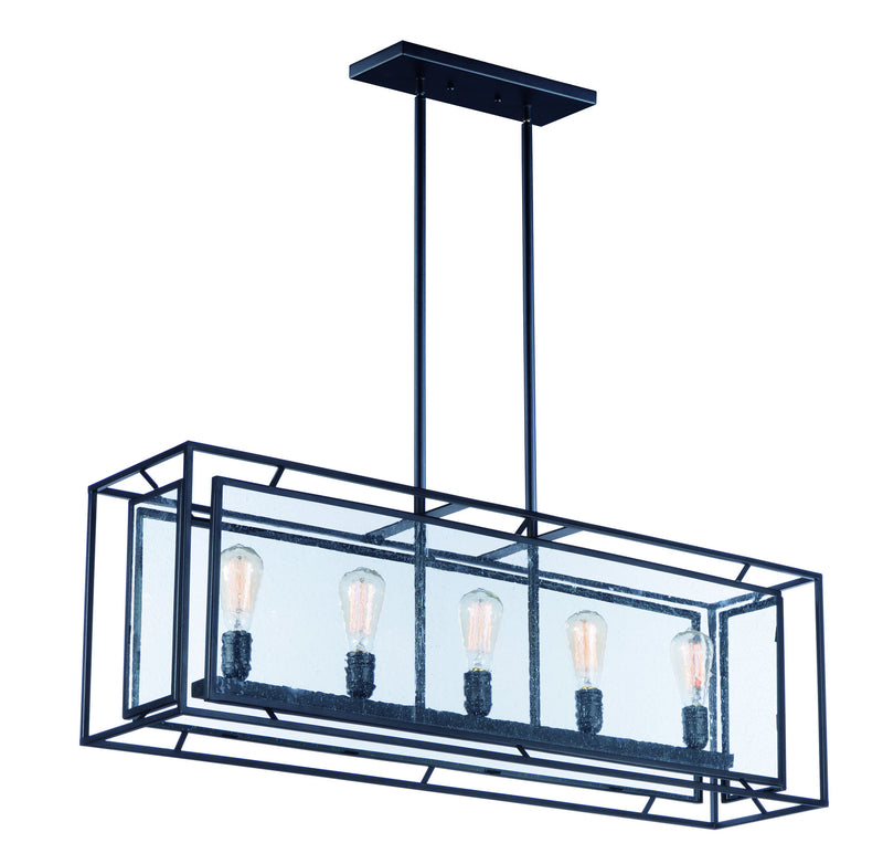 Maxim 21677CDBK Five Light Chandelier, Black