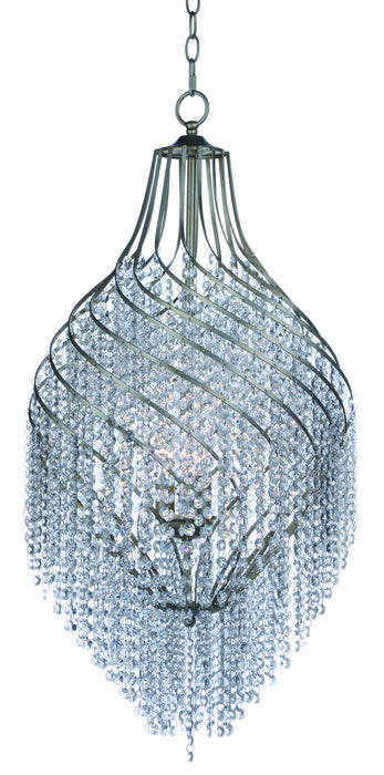 Maxim 22007BCGS Three Light Chandelier, Golden Silver