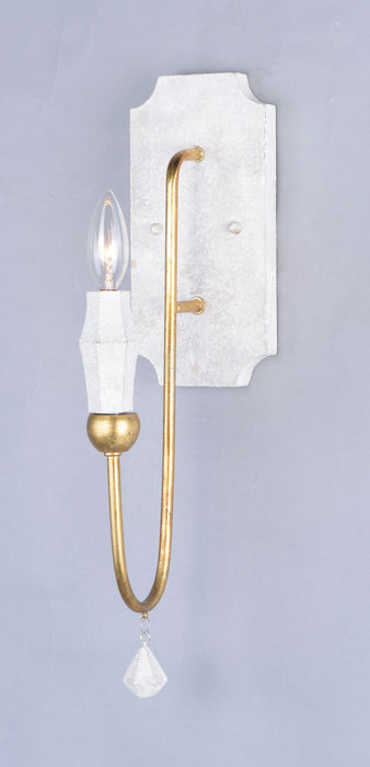 Maxim 22432CSTGL One Light Wall Sconce, Claystone / Gold Leaf