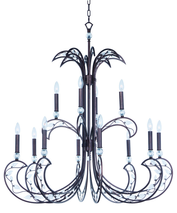 Maxim 23107CLRT 12 Light Pendant, Russet