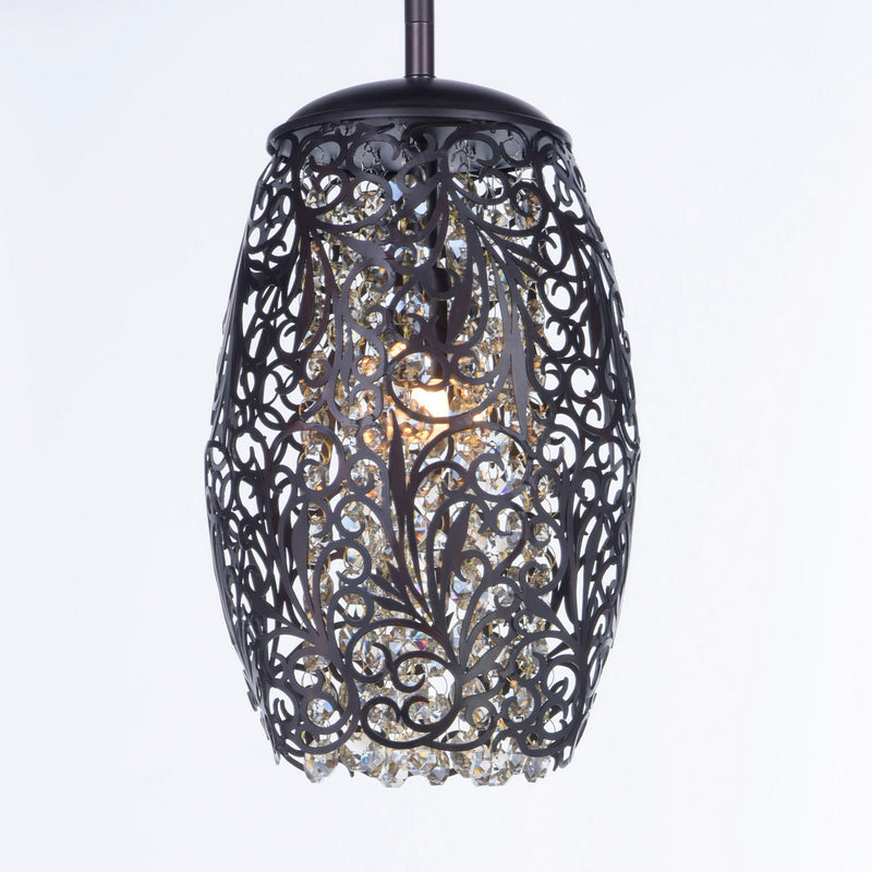 Maxim 24153CGOI One Light Mini Pendant, Oil Rubbed Bronze