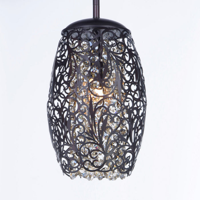 Maxim 24153CGOI One Light Mini Pendant, Oil Rubbed Bronze